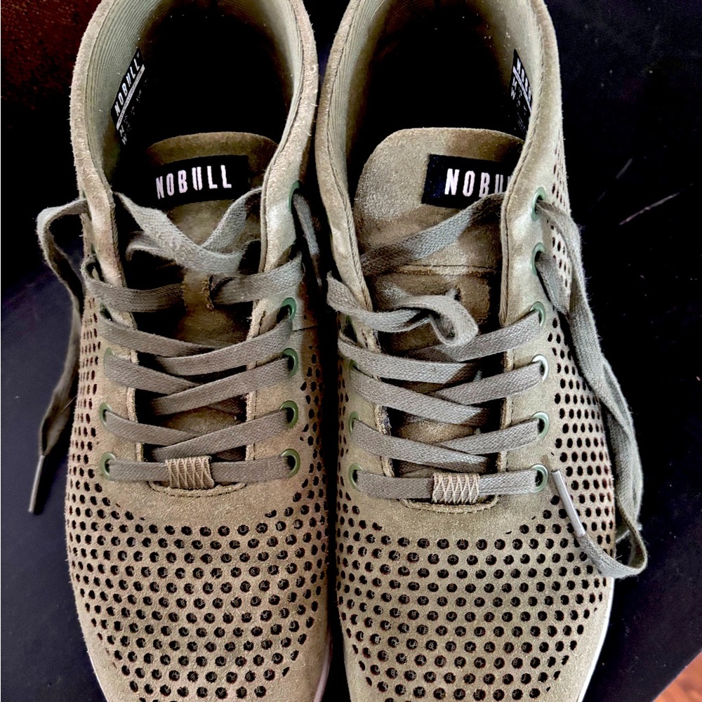 barely used NoBull high top athletic shoes.